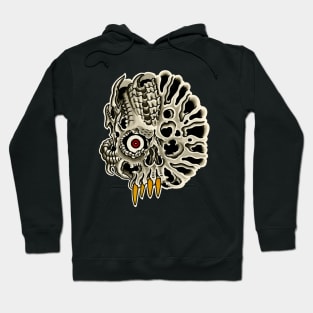 Biomech Skull Hoodie